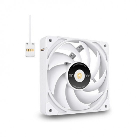 120mm Thermaltake TOUGHFAN EX12 Pro PC Cooling Fan White - Swappable Edition 3 Pack