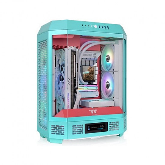 Thermaltake The Tower 600 Mint Strawberry Thermaltake The Tower 600 Mint Strawberry