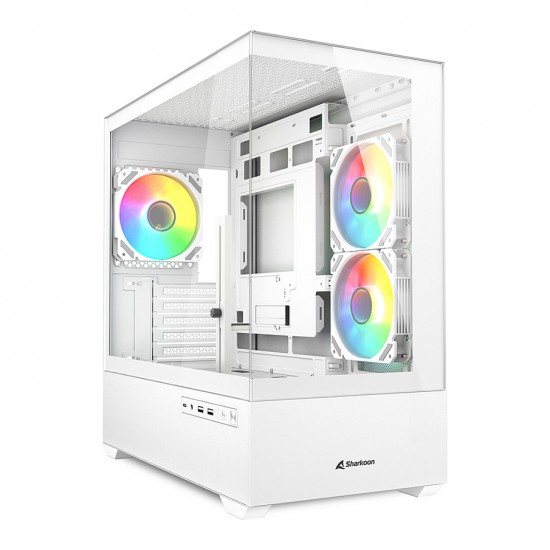 Sharkoon MK6 RGB Micro-ATX 1xGlas White Sharkoon MK6 RGB Micro-ATX 1xGlas White