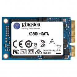 512GB Kingston 1.8" (4.6cm) mSATA KC600 retail
