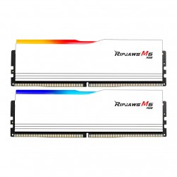64 GB G.Skill DIMM DDR5-6000 (2x 32 GB) Dual-Kit (wei. F5-6000J3238G32GX2-RM5RW. Ripjaws M5 RGB. INTEL XMP)