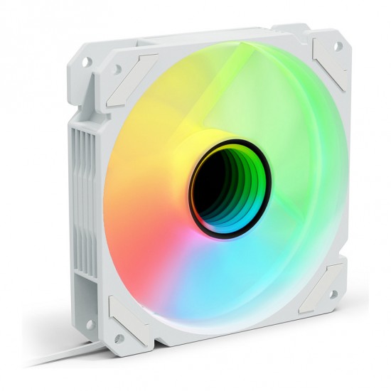 120mm Sharkoon SHARK Mirror RGB PWM White