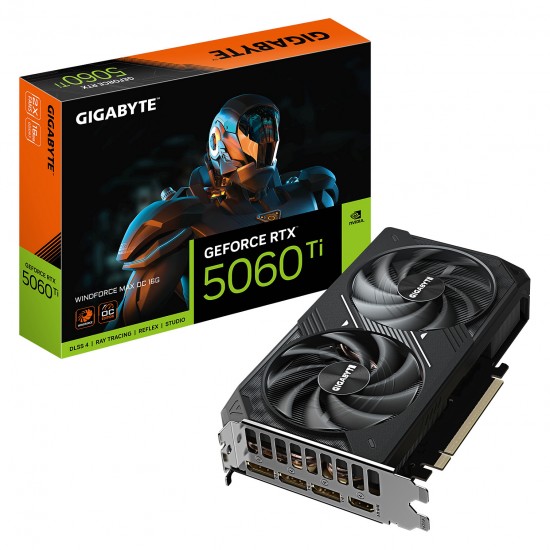 RTX 5060 TI 16GB Gigabyte Windforce Max OC GDDR7