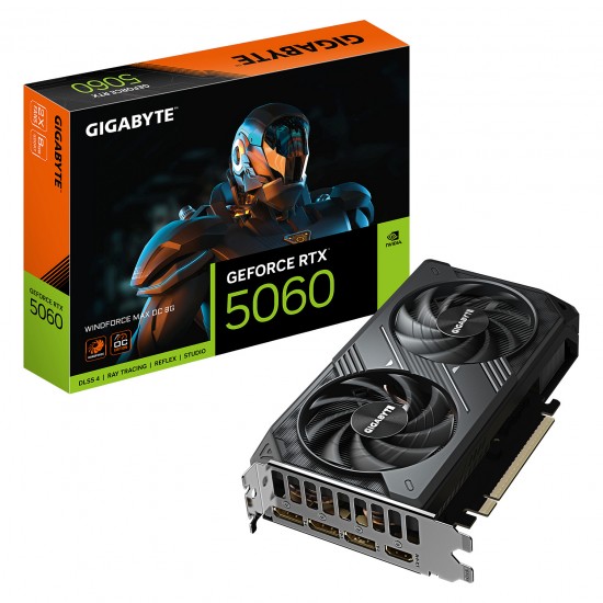 RTX 5060 8GB Gigabyte Windforce Max OC GDDR7 RTX 5060 8GB Gigabyte Windforce Max OC GDDR7