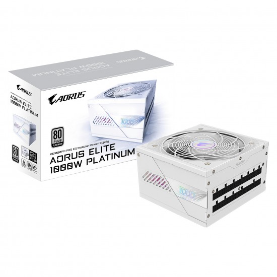 1000W GIGABYTE AORUS ELITE AE1000PM PG5 80+ Platinum White 1000W GIGABYTE AORUS ELITE AE1000PM PG5 80+ Platinum White