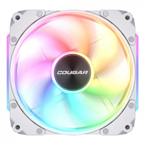120mm COUGAR Gehäuse Lüfter Apolar 120 ARGB, Weiß, 3er-Pack