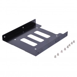 Ultron Einbaurahmen intern 1x2.5" SSD/HDD Metall schwarz Ultron Einbaurahmen intern 1x2.5" SSD/HDD Metall schwarz