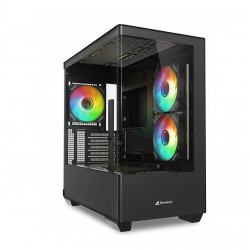 Sharkoon ELITE SHARK CM100 (schwarz, Tempered Glass x 2)
