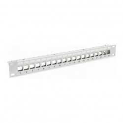 Verteilerfeld Patchpanel 19 Zoll 1HE, 24-Port,