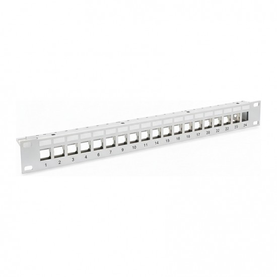 Verteilerfeld Patchpanel 19 Zoll 1HE, 24-Port,