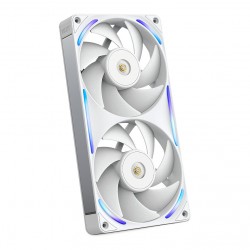 240mm NZXT F-Serie F240X RGB Lüfter Single White RF-U24PN-W1