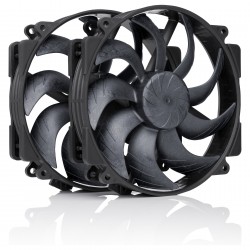 140mm Noctua NF-A14x25r G2 PWM Sx2-PP chromax.black (schwarz, 140 mm)