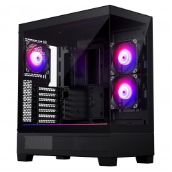 Phanteks XT View (schwarz, Tempered Glass x 2)
