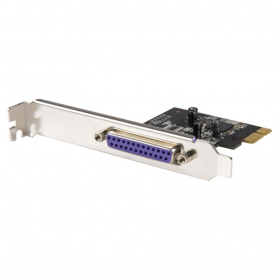 1 port PCIe expansion card - PCI-Express to parallel interface card - SPP/ECP PEX1P2 1 port PCIe expansion card - PCI-Express to parallel interface card - SPP/ECP PEX1P2