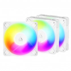120mm Arctic P12 Pro Reverse Gehäuselüfter A-RGB White 3-Pack