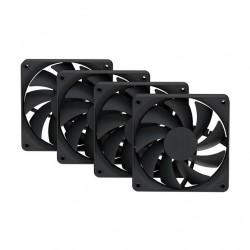 120mm HYTE FA12 (schwarz, 4er Pack, 120 mm)