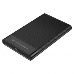 2,5" CONCEPTRONIC HDD Gehäuse SATA HDD/SSD USB-A/C 6Gbs sw