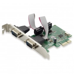 CONCEPTRONIC PCIe1x Card 2xRS232-Seriell 2.5Gbps