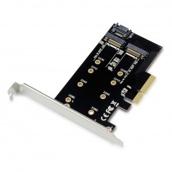 CONCEPTRONIC M.2 4xPCIe3.0 Card M.2 SATA/M.2 NVMe SSD