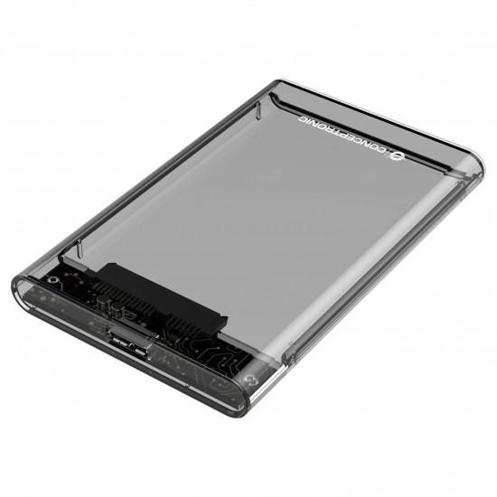 CONCEPTRONIC HDD Gehäuse 2.5"SATA HDD/SSD Micro-B 5Gbs tr