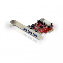 CONCEPTRONIC PCIe1x Card 3xUSB-A Ext./1xUSB-A Int. 5Gbps