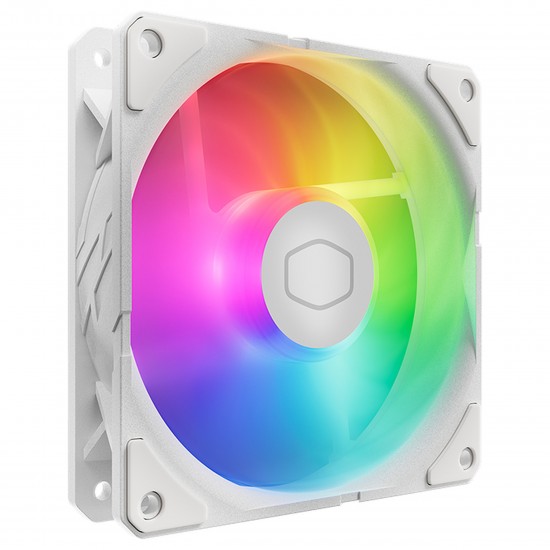 120mm Cooler Master SickleFlow Edge 120 ARGB White Edition