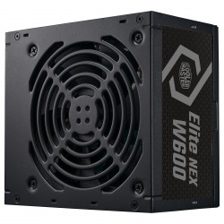 600W Cooler Master Power Supply Elite NEX W600 230V A EU Black Cable 600W Cooler Master Power Supply Elite NEX W600 230V A EU Black Cable