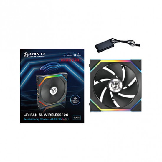 120mm Lian Li UNI FAN SL Wireless 120 ARGB Reverse Blade 120mm Lian Li UNI FAN SL Wireless 120 ARGB Reverse Blade