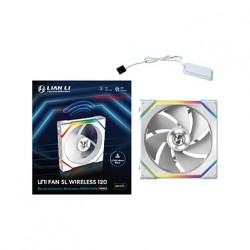 120mm Lian Li UNI FAN SL Wireless 120 ARGB Reverse Blade White