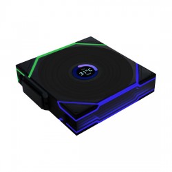 120mm Lian Li UNI FAN TL120 LCD Reverse Blade Wireless 120mm Lian Li UNI FAN TL120 LCD Reverse Blade Wireless