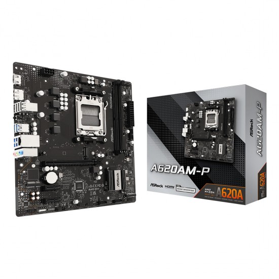 ASRock A620AM-P AM5 mATX HDMI DDR5