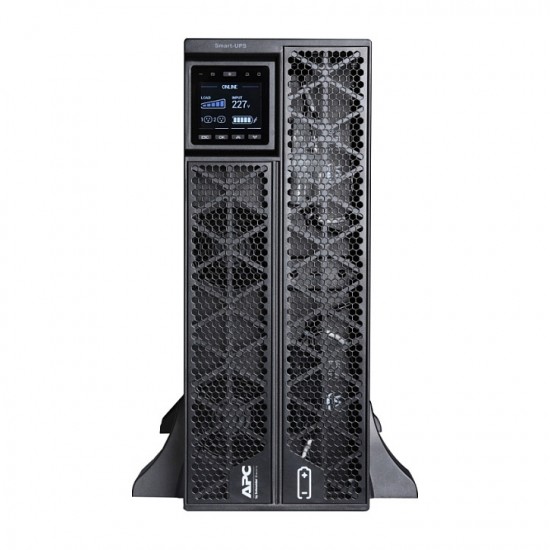 APC Smart-UPS On-Line-G 5kVA 5kW Tower 230V 2x IEC C13+1x IEC C19+Hard wire 3-wire H+N+E outlets Network Card wo rail kit