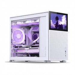 Jonsbo D31 MESH Screen Micro-ATX Gehäuse, Tempered Glass - weiß
