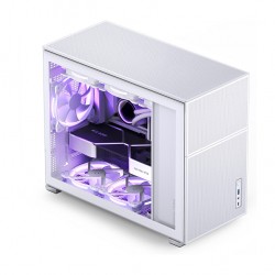 Jonsbo D31 MESH Micro-ATX Gehäuse, Tempered Glass - weiß