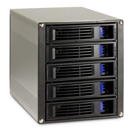 Wechselrahmen 5-fach ST-5255 für 3x5,25"Einschub retail