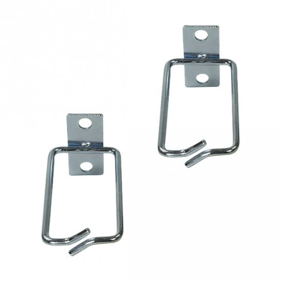 19" Cable management bracket 40 x 80 mm, steel, 2 pcs.