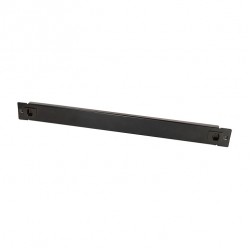 Logilink 19" Blank Panel, tool-free snap-in type, 1U, metal, black