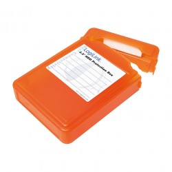 3,5" HDD protection box for 1 HDD, orange