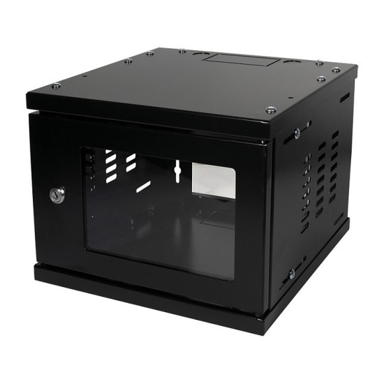 10" Wall Mount Cabinet SoHo, 04U, black