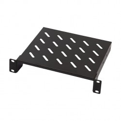 10" cantilever shelf 200 mm, 1U, black