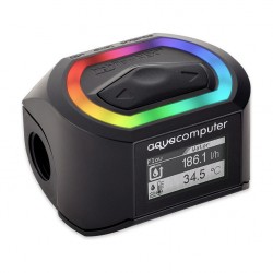 Aqua Computer Durchflusssensor high flow NEXT, OLED, 2x G1/4, RGBpx - schwarz Aqua Computer Durchflusssensor high flow NEXT, OLED, 2x G1/4, RGBpx - schwarz