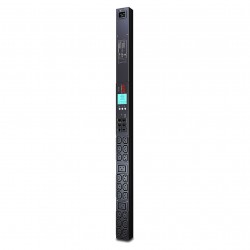 APC Metered Rack PDU Rack AC 200/208/230V RS-232 input IEC 60320 C20 output connectors 20 power IEC 60320 C13 IEC 60320 C19 BK