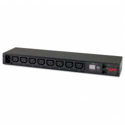 APC Metered Rack PDU AP7821B Rack AC 100-240V Ethernet 10/100 input IEC 60320 C20 oc 8 power IEC 60320 C13 1U 2,4m cord