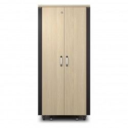 APC NetShelter Soundproof Server Rack 32U 230V 1666H x 750W x 1134D mm Maple
