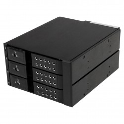 3-fach 3,5 Zoll trägerloser SATA Festplatten Aluminium Wechselrahmen Backplane 3-fach 3,5 Zoll trägerloser SATA Festplatten Aluminium Wechselrahmen Backplane