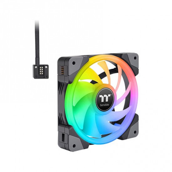 120mm Thermaltake SWAFAN EX12 RGB PC Cooling Fan TT Premium Edition 3 Pack