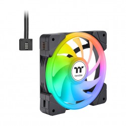 120mm Thermaltake SWAFAN EX12 ARGB PC Cooling Fan TT Premium Edition 3 Fan Pack