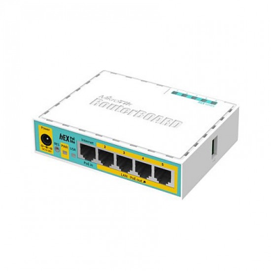 Mikrotik hEX PoE lite wired router