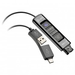 HP Poly DA85-M USB to QD Black Adapter TAA