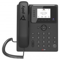 HP Poly CCX 350 Business Media Phone for Microsoft Teams and PoE-enabled IP phone